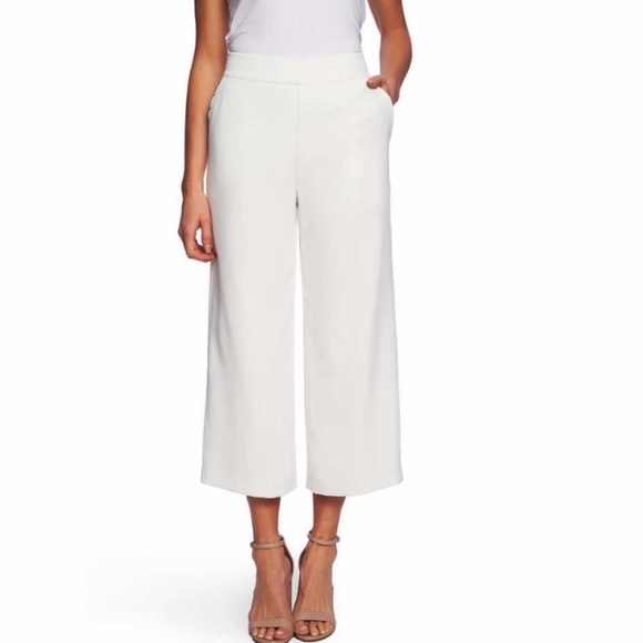 CeCe by Cynthia Steffe Moss Crepe Bootcut Pants - Picture 3 of 6